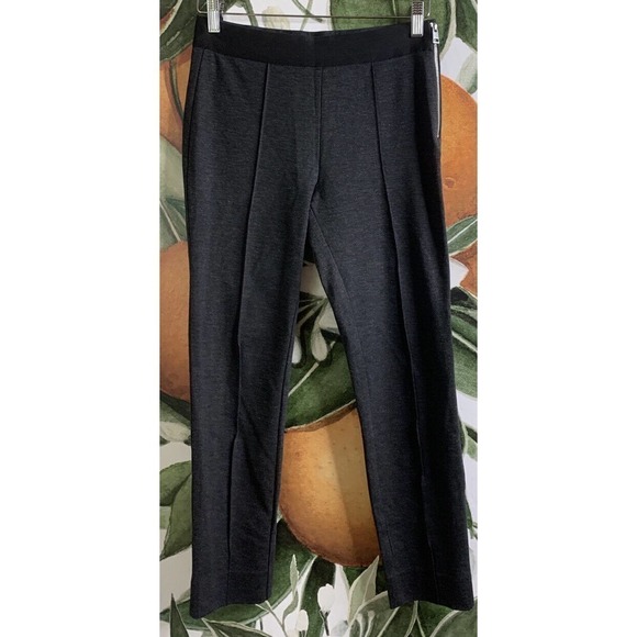 Everlane Size 2 Gray Pull on Side Zip Pants Viscose Blend - Picture 1 of 7